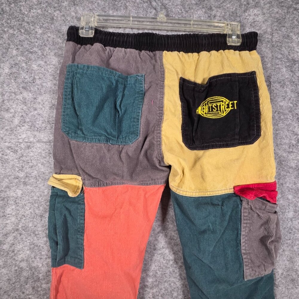 Men's Colorblock Patchwork Jogger Pants - Multicolor - Picture 6 of 8